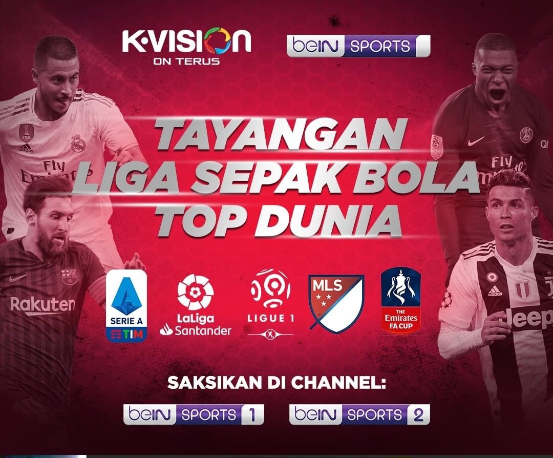 Tayangan liga sepak bola top dunia Tayangan liga sepak bola top dunia