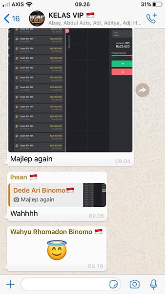 Testimoni Kelas Trading VIP Jasa Landing page 12
