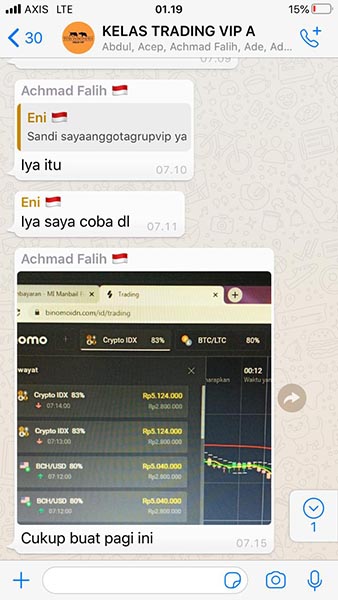Testimoni Kelas Trading VIP Jasa Landing page 9