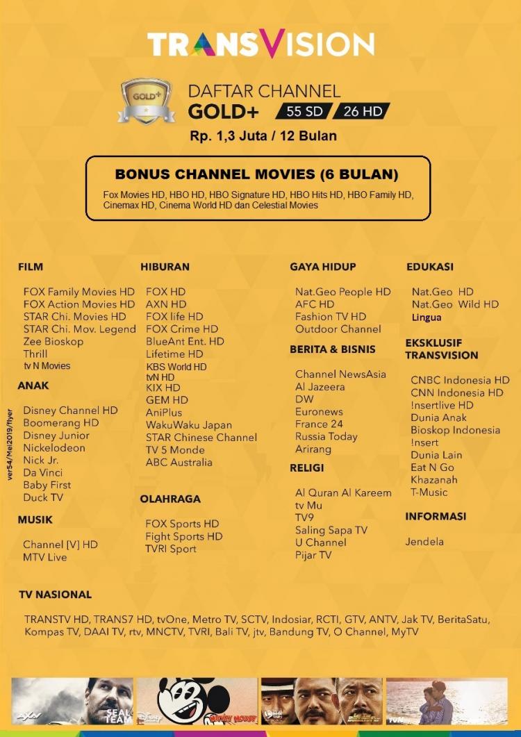 Daftar-transvision-paket-gold