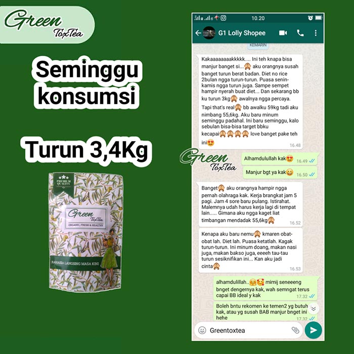 Testimoni GreenTozTea Jasa Landing Page 3