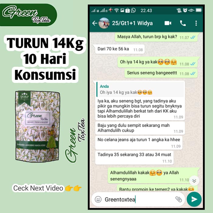 Testimoni GreenTozTea Jasa Landing Page 7