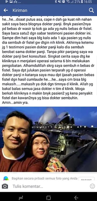 Testimoni Klinik Wasir Safute Prabeswari Jasa Landingpage 12 Testimoni Klinik Wasir Safute Prabeswari Jasa Landingpage 12