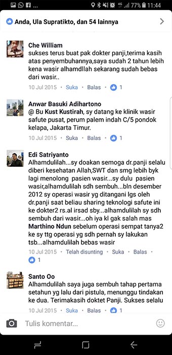 Testimoni Klinik Wasir Safute Prabeswari Jasa Landingpage 3 Testimoni Klinik Wasir Safute Prabeswari Jasa Landingpage 3