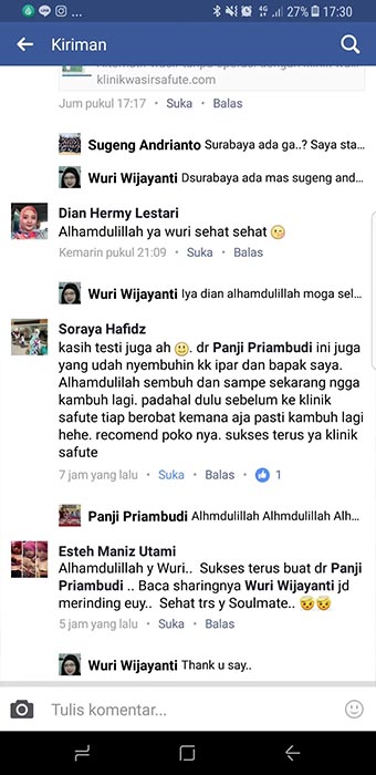 Testimoni Klinik Wasir Safute Prabeswari Jasa Landingpage 4 Testimoni Klinik Wasir Safute Prabeswari Jasa Landingpage 4