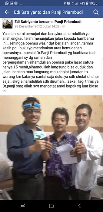 Testimoni Klinik Wasir Safute Prabeswari Jasa Landingpage 6 Testimoni Klinik Wasir Safute Prabeswari Jasa Landingpage 6