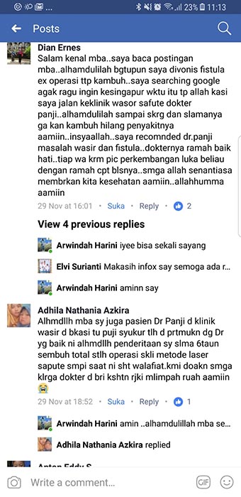 Testimoni Klinik Wasir Safute Prabeswari Jasa Landingpage 9 Testimoni Klinik Wasir Safute Prabeswari Jasa Landingpage 9