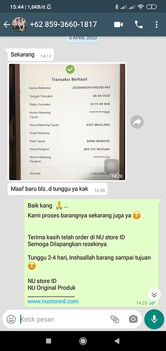 Testimoni NU Store ID Original Jasa Landing Page 9 Testimoni NU Store ID Original Jasa Landing Page 9