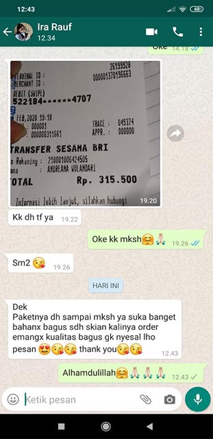 Testimoni WD Fashion Jasa Landingpage 3