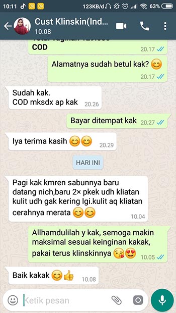 Testimoni KlinSkin Bodycare Jasa Landing Page 3