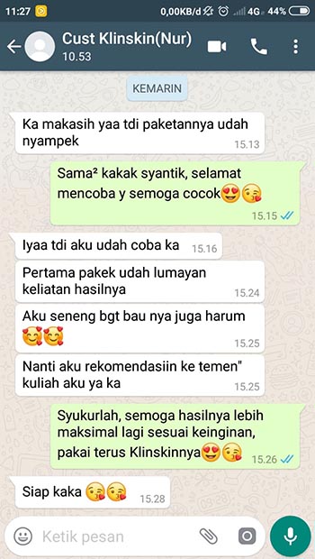 Testimoni KlinSkin Bodycare Jasa Landing Page 5