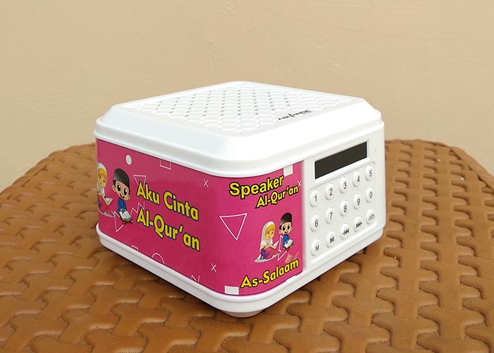 Warna pink speaker tahfidz anak as salaam jasa landingpage