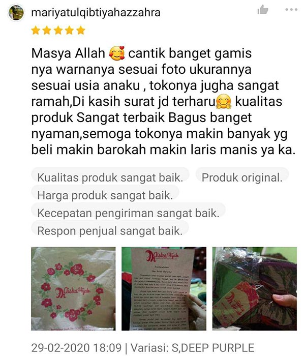 Testimoni Aiska Hijab Jasa Landingpage 2 Testimoni Aiska Hijab Jasa Landingpage 2